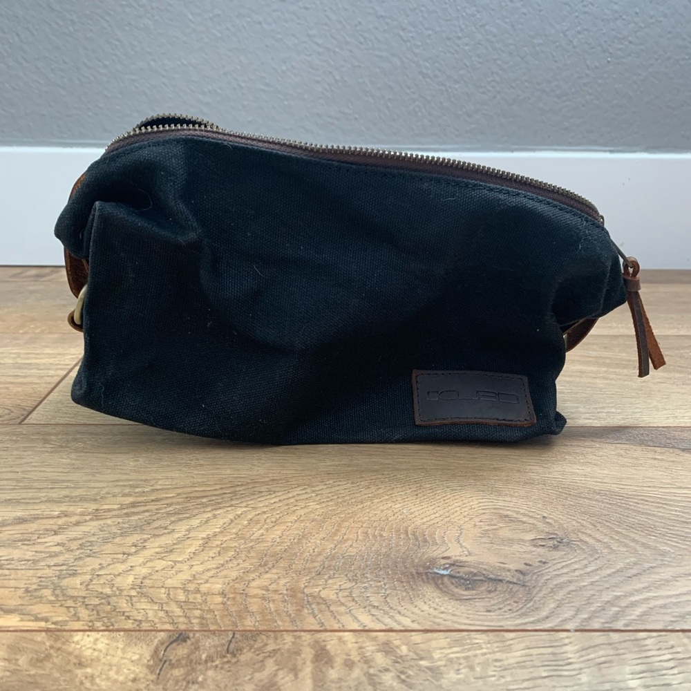 Waxed canvas dopp / toiletry bag